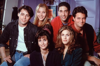 Matt LeBlanc, Lisa Kudrow, David Schwimmer, Matthew Perrry, Jennifer Aniston y Courteney Cox celebran el 25 aniversario de la recordada serie.