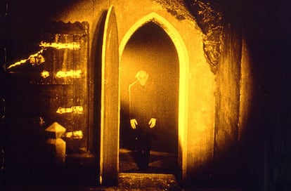 Max Schreck, como el conde Orlok en el 'Nosferatu' de Murnau (1922).