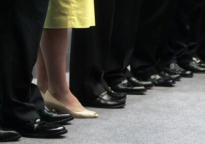 Las mujeres ocupan el 22% de los puestos directivos en España.