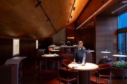 Sala del restaurante Blossom en el Museo de Málaga