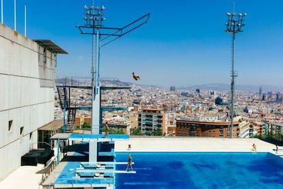 Piscina en Montjuic, Barcelona (sede olímpica en 1992)