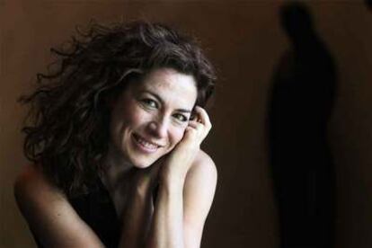 La soprano y compositora Pilar Jurado, el miércoles en el Teatro Real de Madrid.