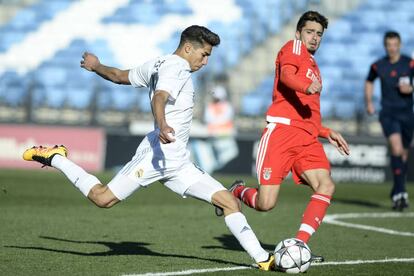 Achraf en un partido de la Youth League la temporada pasada. 