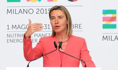 L'alta representant per la Política Exterior Europea, Federica Mogherini.