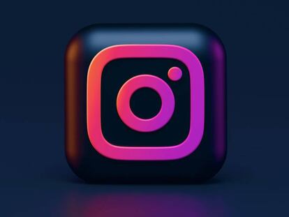 ÑLogo de Instagram de color rosa
