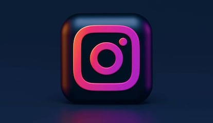 ÑLogo de Instagram de color rosa