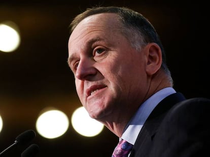 O ex-primeiro-ministro da Nova Zelândia, John Key.