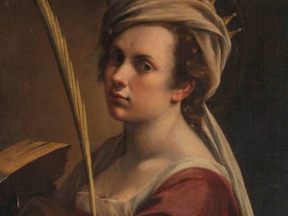 'Autorretrato como santa Catalina de Alejandría' (1615-17), de Artemisia Gentileschi, adquirida en 2018 por la National Gallery de Londres.