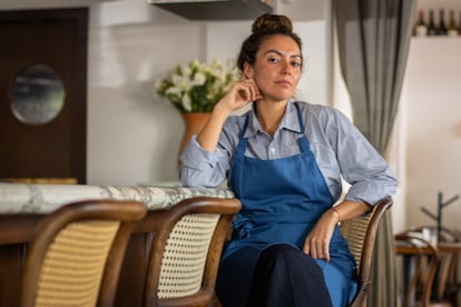 La chef Fabiola Escobosa en el restaurante Cana de Ciudad de México. 