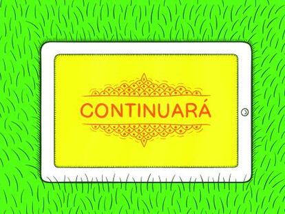 Próximo capítulo, en su tableta