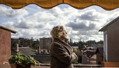 La exalcaldesa de Madrid Manuela Carmena, en su casa el pasado 27 de noviembre. 