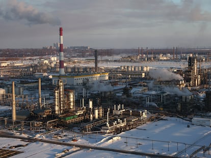 Unas instalaciones de la petrolera rusa Rosneft.