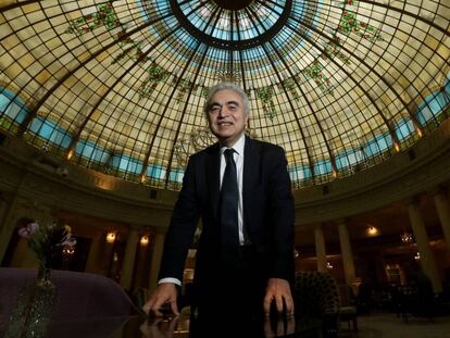 Fatih Birol, director de la Agencia Internacional de la Energía, el viernes pasado en un hotel de Madrid.