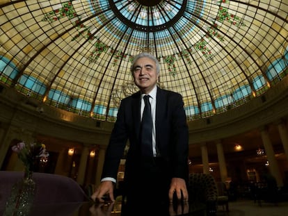 Fatih Birol, director de la Agencia Internacional de la Energía, el viernes pasado en un hotel de Madrid.
