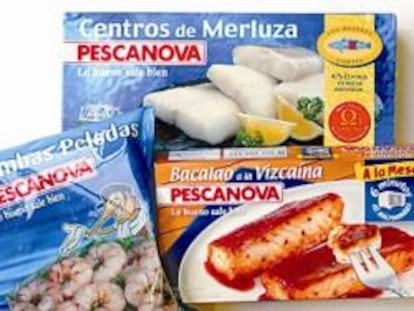 Productos congelados Pescanova.