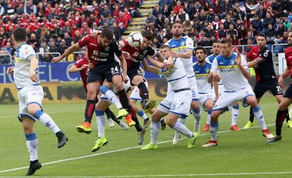 Luca Ceppitelli, cagliaritano, chiude i difensori di Frosinone il 20 aprile alla Sardegna Arena.