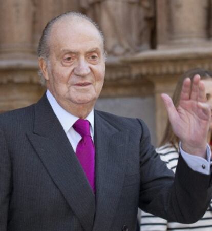 Don Juan Carlos, el 8 de abril de 2012.