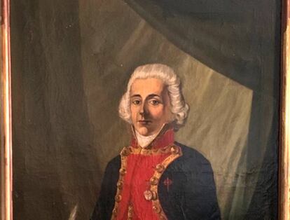 Retrato del brigadier del 'San Telmo,  Rosendo Porlier y Asteguieta, en entorno a 1800, de autor desconocido