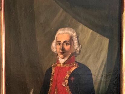 Retrato del brigadier del 'San Telmo,  Rosendo Porlier y Asteguieta, en entorno a 1800, de autor desconocido