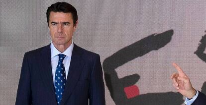 José Manuel Soria en la inauguración de la feria internacional de turismo FITUR, el pasado enero.