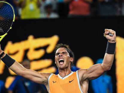 Nadal - Tsitsipas, las imágenes del partido de semifinales del Open de Australia