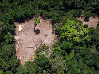 Foto aérea da Amazônia em 13 de outubro de 2014.