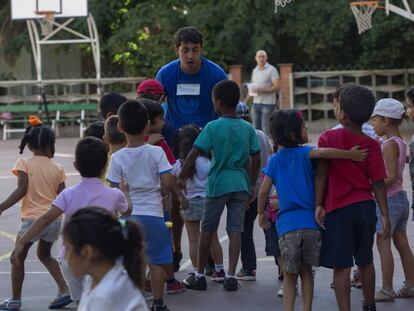 Nens al Casal d&#039;Infants del Raval.