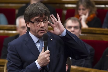 El president de la Generalitat, Carles Puigdemont