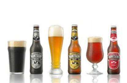 Distintos estilos de cerveza artesana Montseny, elaborada en Cataluña.