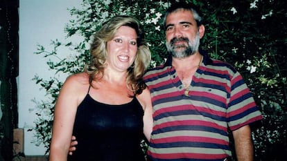 Lucía Garrido con su pareja e investigado por su asesinato, Manuel Alonso.