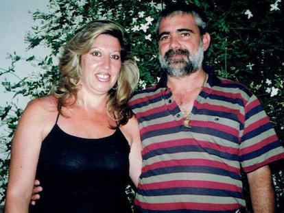 Lucía Garrido con su pareja e investigado por su asesinato, Manuel Alonso.