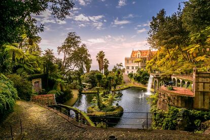 Vista de los jardines del Monte Palace Madeira.