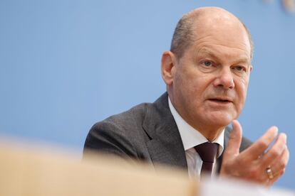 German Chancellor Olaf Scholz