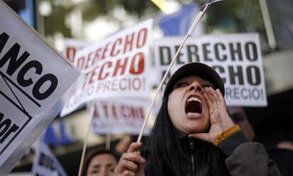 Manifestaci&oacute;n por el derecho a la vivienda.