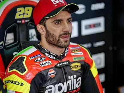 Andrea Iannone, piloto de Aprilia en MotoGP.