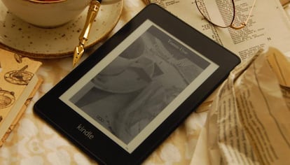 Imagen en un Kindle