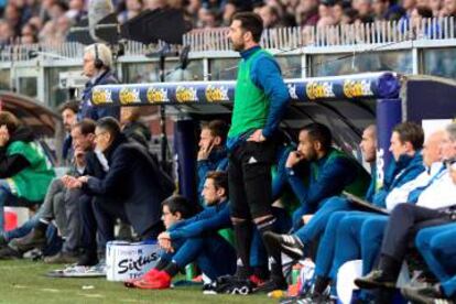 Buffon, en el banquillo ante la Sampdoria.