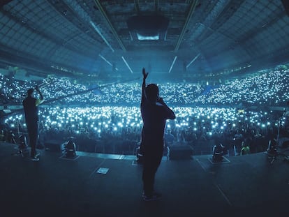 Concierto de Zoo en el Palau de Sant Jordi en Barcelona.