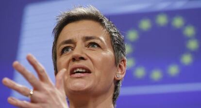 La comisaria europea de Competencia, Margrethe Vestager.