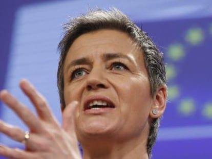 La comisaria europea de Competencia, Margrethe Vestager.