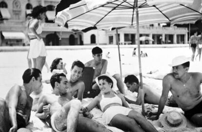 Tiempo libre bien aprovechado una tarde de los a&ntilde;os cuarenta en Copacabana (Brasil)