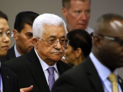 Mahmoud Abbas en la ONU, el 28 de septiembre de 2015. 