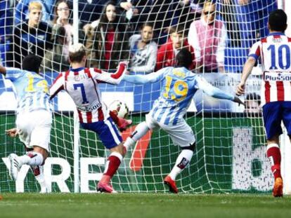 Griezmann marca el gol del empate.