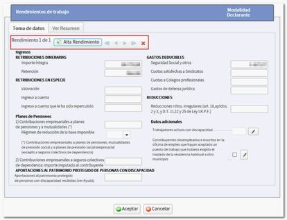 Modificar datos