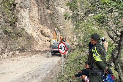 Derrumbe vía Panamericana