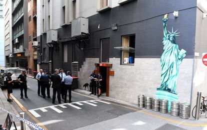 Fachada del bar en donde ha muerto este lunes un actor, en Brisbane, Australia.