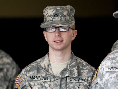 El soldado Bradley Manning.