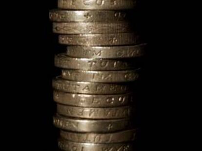 Una columna de monedas. EFE/Archivo