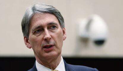 El ministro británico de Defensa, Philip Hammond.