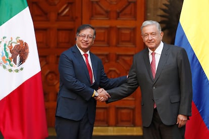 Presidente de Colombia, Gustavo Petro y el Presidente de México, AMLO